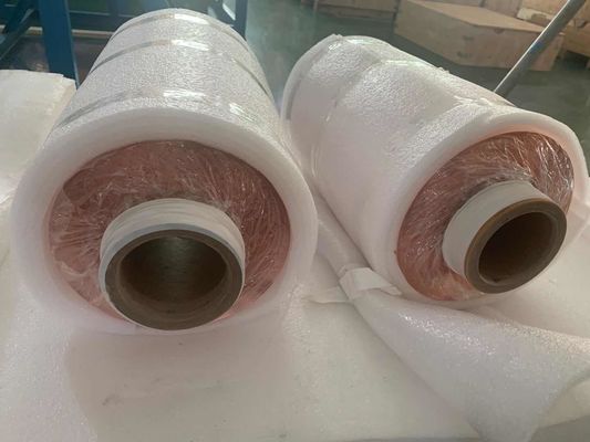 250mm عرض ED النحاس احباط 10 ميكرون ، صفائح رقيقة مزدوجة عالية النقاء من النحاس